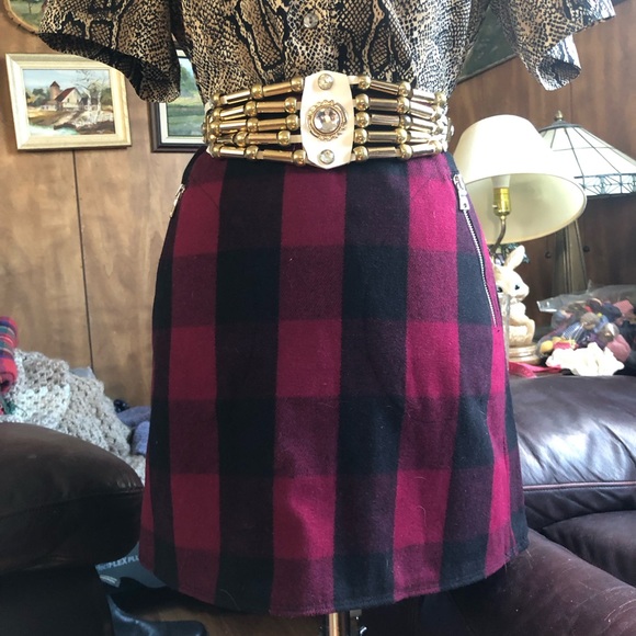 Gap Wool Plaid Skirt - Picture 2 of 8